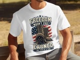 Freedom Wasn't Free Boots Tee thumbnail 8
