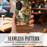 Tropical Tiki Sunset Digital Wallpaper thumbnail 2