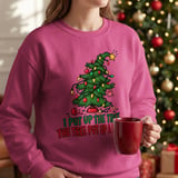 Tree Put Up A Fight Christmas Sweatshirt thumbnail 13