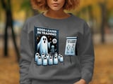 Booo Leader in Training Ghost T-Shirt, Halloween Fun, Spooky Season, Ghostly Leader, Costume Shirt, Funny Graphic Tee thumbnail 5
