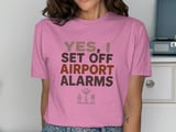 Knee Surgery T Shirt, Airport Alarm Funny, Metal Detector Joke Tee, Joint Replacement Recovery Gift, Operation Humor T-Shirt, Travel Humor thumbnail 7