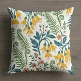 Botanical Fern & Bloom Pillow Case thumbnail 9