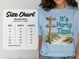 Beach Party T-Shirt, Coastal Summer Vacation Tee, Ocean Waves Design thumbnail 9
