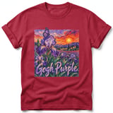 Gogh Purple ~ Comfort Colors Premium Tee thumbnail 2