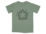 Radiant Star Badge Graphic T-Shirt thumbnail 5