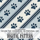 Nautical Paw Print Digital Design Size Bundle Png thumbnail 2