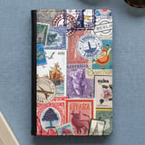 Vintage Travel Stamps Passport Cover thumbnail 1