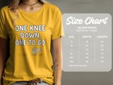 Knee Surgery T-Shirt, Funny Get Well Soon Gift, One Knee Down, Orthopedic Surgery Tee, Recovery Gift Idea, Surgery Recovery Tee thumbnail 6