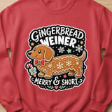 Gingerbread Weiner Merry & Short Tee thumbnail 8