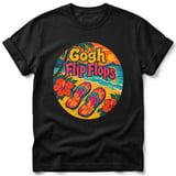 Gogh Flip Flops ~ Comfort Colors Premium Tee thumbnail 1