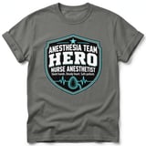 Nurse Anesthetist Hero Tee thumbnail 7