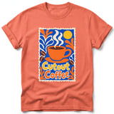 Cutout Coffee ~ Comfort Colors Premium Tee thumbnail 4