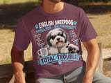 English Sheepdog Total Trouble Tee thumbnail 3