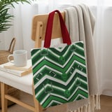 Football Tote Bag: Green Chevron, Sporty Phone Case, Repeating Pattern thumbnail 15
