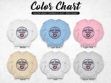 Heart Service Passed T-Shirt: Certified Approved Emblem, Distressed Heart Health Operation Graphic Design thumbnail 12