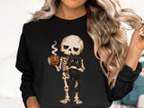 Skeleton Coffee and Black Cat Tee thumbnail 14