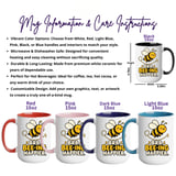 BRB Bee-ing Happier Mug Wrap thumbnail 3