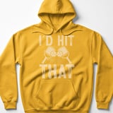 Pickleball Gildan Fleece Hoodie, I'd Hit That Paddle Clink Graphic, Pickleball Court Pullover Sweatshirt thumbnail 10