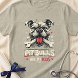 Pitbulls Are My Kids Tee | Pit Bull Mom Shirt | Pittie Lover Gift | Dog Mom Apparel thumbnail 4