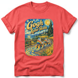 Gogh Roller Skate ~ Comfort Colors Premium Tee thumbnail 3