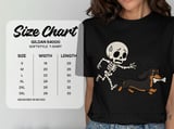 Skeleton Dachshund Chase Tee thumbnail 5
