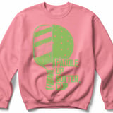 Pickleball Gildan Crewneck Sweatshirt, Paddle Up Butter, Cup, Court Warm Up thumbnail 8
