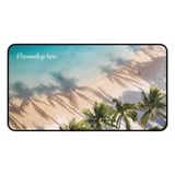 Tropical Beach Personalized Mouse Pad, Vibrant Ocean Palm Tree Desk Mat, Custom Home Office Beach Lover Gift thumbnail 5