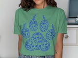 Music Notes Lion Paw Print Graphic T-Shirt thumbnail 8