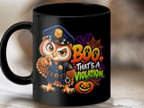 Boo Thats A Violation Police Owl Mug thumbnail 9