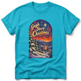Gogh Starry Christmas ~ Comfort Colors Premium Tee thumbnail 5
