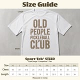 Pickleball Sport-Tek Performance Tee, Old People Pickleball Club, Athletic Moisture-Wicking Court Apparel thumbnail 12