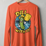 Pickleball Sport-Tek Long Sleeve Tee, Dill With It, UV Sun Shield Performance Shirt for Morning Open Play thumbnail 4