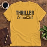 Thriller Is My Writing Language Softstyle Tee thumbnail 5