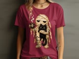Mummy and Black Cat Coffee Tee thumbnail 5