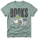 Books & Coffee Frog Tee thumbnail 2