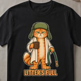 Litter's Full Cat Parody T-Shirt thumbnail 1