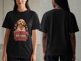 Dog Mom Cuban Link Chain Collar Tee thumbnail 1