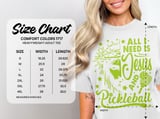 Pickleball Comfort Colors Shirt, All I Need Is Jesus And Pickleball, Vintage Graphic Tee thumbnail 15