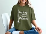Practicing My Clarinet... And My Patience Graphic Tee thumbnail 2