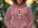 Cute Retro Ghost Halloween Sweatshirt, Trendy Spooky Season Hoodie, Fall Ghost Heart Glasses T-Shirt Gift for Her thumbnail 9