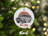 Grand Wagoneer Ornament, Waggy Car Gift, Classic Car Ornament, My Love Ornament, Car Lover Gift, Unique Ornament, Vehicle Ornament thumbnail 2