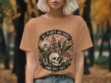 Poisonous Plants Sweatshirt, All Plants Are Edible Some Only Once Hoodie, Dark Academia Goth Botanical Skull Mushroom Tee, Witchy Nature thumbnail 9