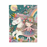 Unicorn Blanket, Pillow and Pillowcase: Floral Rainbow Girl Fantasy Decor thumbnail 7