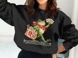 We Mahjong At Dawn Sweatshirt Cute Frog Tote Bag, Mahjong Player Gift Graphic Crewneck, Funny Mahjong Lover Shirt, Asian Board Game Apparel thumbnail 12