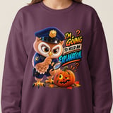Halloween Officer Hoot the Owl Sweatshirt thumbnail 13