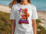 I Have Questions Sally the Squirrel Tee thumbnail 7