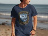 United States Navy T-Shirt, Forged By The Sea Emblem, Military Ships Aircraft Jets Graphic Tee, Veteran Patriot Gift thumbnail 3