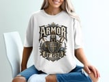 Armor of God T-Shirt | Ephesians 6:11 Quote Tee | Christian Faith Apparel Gift | Medieval Knight Warrior Religious Shirt | Vintage thumbnail 5