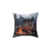 Waggy Pillows and Pillow Cases, Grand Wagoneer Camping Decor, SUV Lover Gift, Wood Panel Decor, Car Enthusiast Pillowcase thumbnail 3