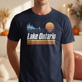 Lake Ontario Vintage Sunset Tee & Sweatshirts thumbnail 3